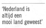Beeldvergroting: Citaat van premier Balkenende in de Volkskrant van vandaag