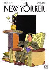 Beeldvergroting: The New Yorker met omslag van Joost Swarte