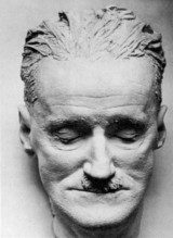 Beeldvergroting: Dodenmasker van James Joyce (1882-1941)